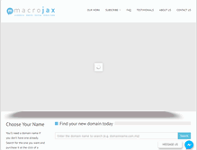 Tablet Screenshot of macrojax.com